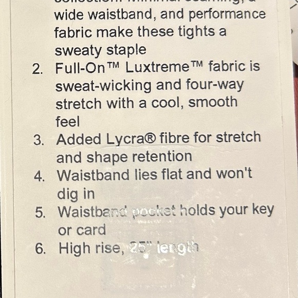 LuluLemon Wunder Under HR Tight 25” *FLux - Picture 3 of 3